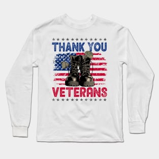 thank you veterans Long Sleeve T-Shirt